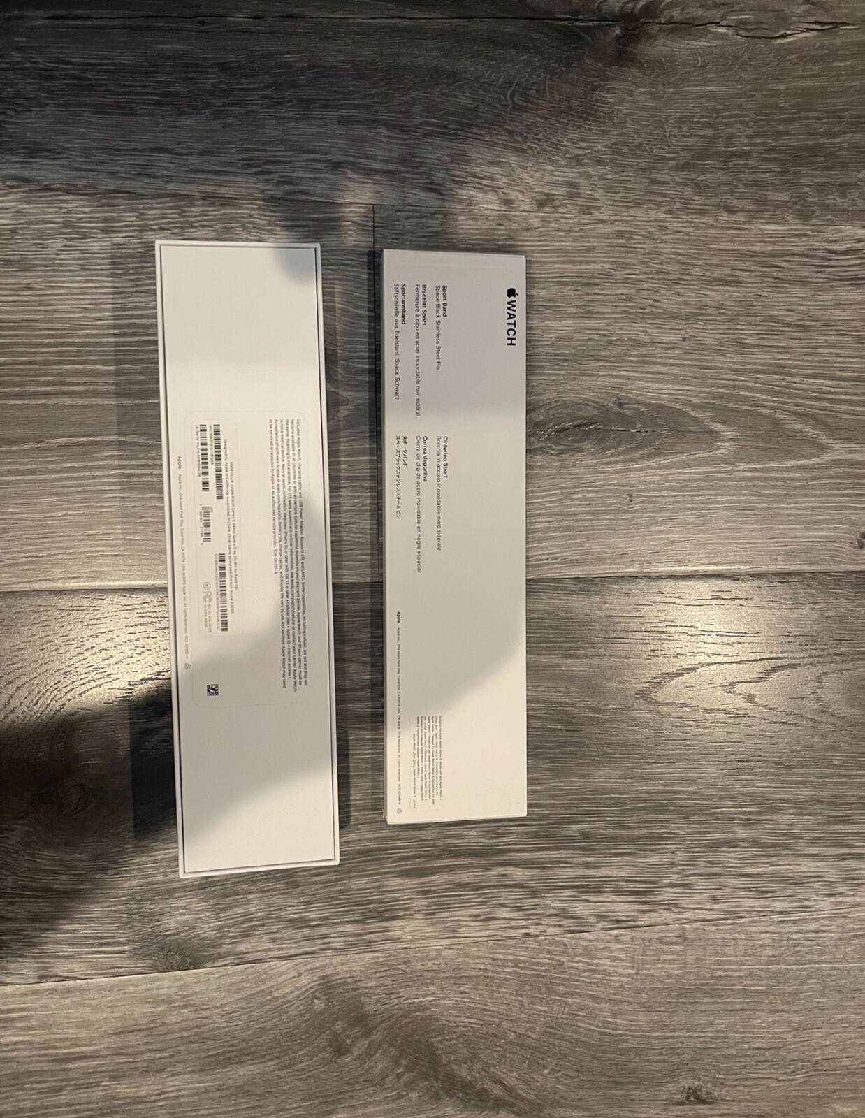 Apple Watch Series 5 44mm Space Gray Aluminum Case with Black Sport Band – S/M &