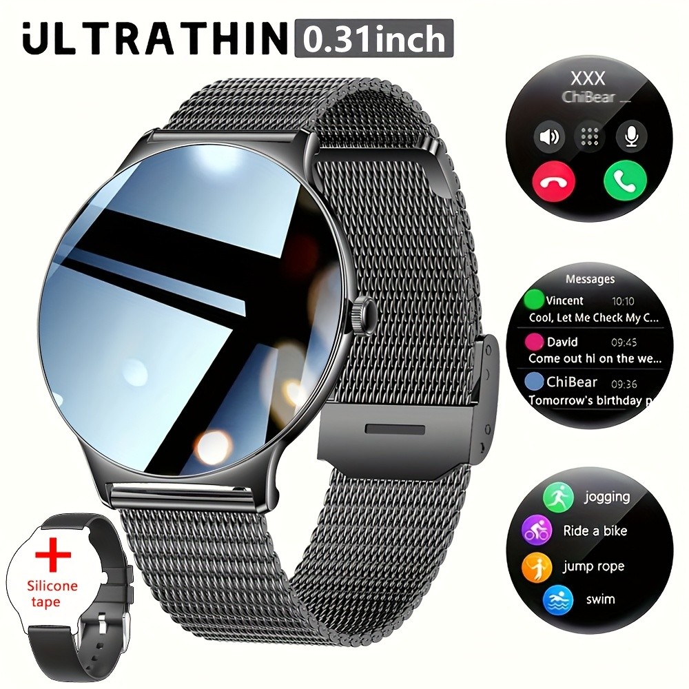 1.42″ Smartwatch HD Full Touch Bluetooth Watch Fitness Tracker Gym Fitness Gift