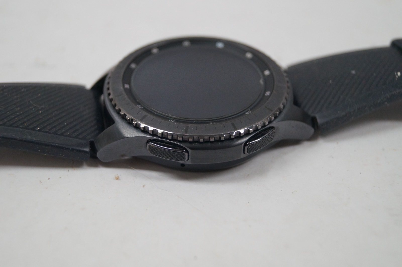 Samsung Gear S3 Frontier SM-R760 316L 46mm Bluetooth Wi-Fi Untested PoR B231