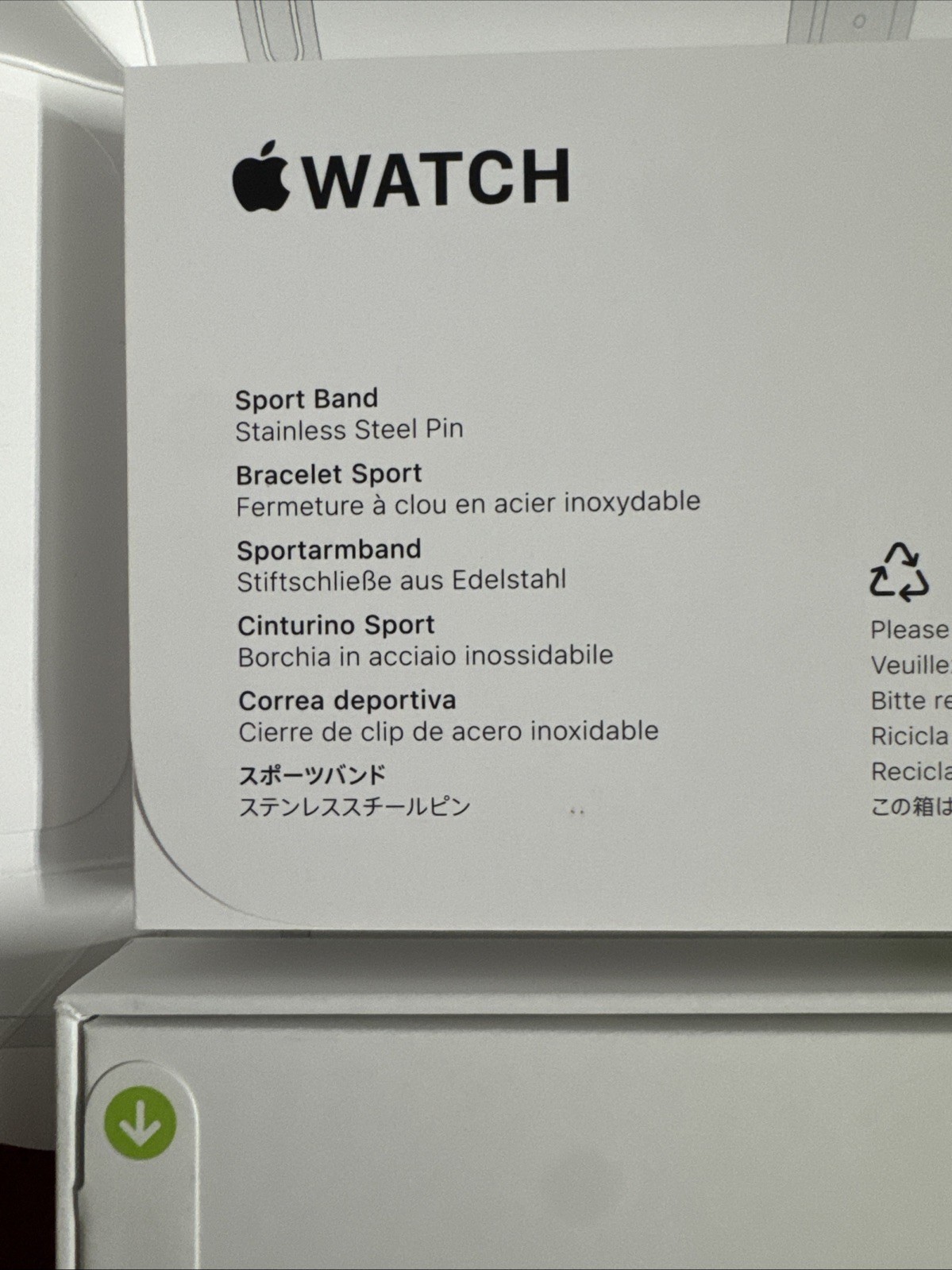 Apple Watch Series 10 42mm GPS – Jet Black Aluminum w/Light Blush Sport Band New