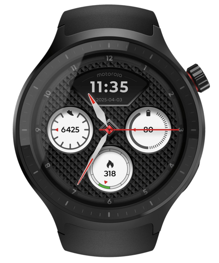 New Motorola Moto Watch 2026 XT2547-2 Smartwatch Volcanic Ash Silicone Sealed