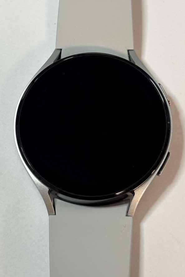 NO POWER Samsung Galaxy Watch4 SM-R875U 44mm LTE Aluminum w/ Sport Band – Silver