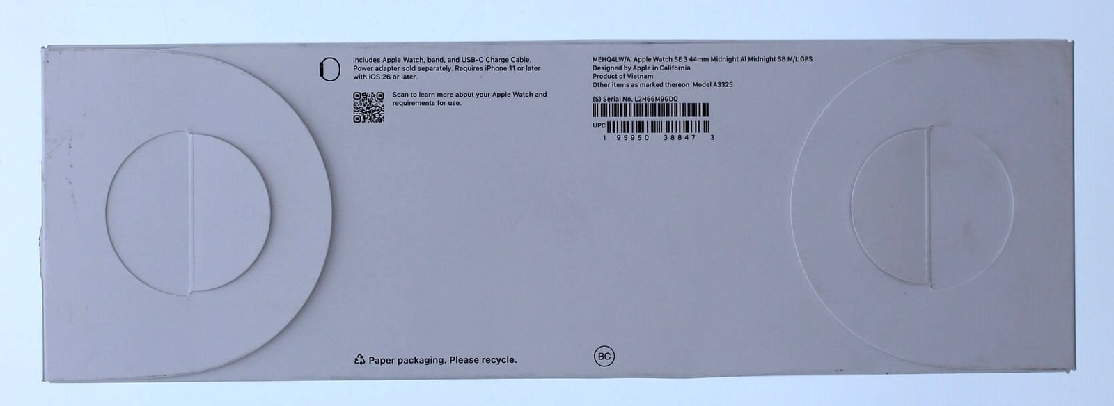 Apple Watch SE 3 44mm (Midnight)