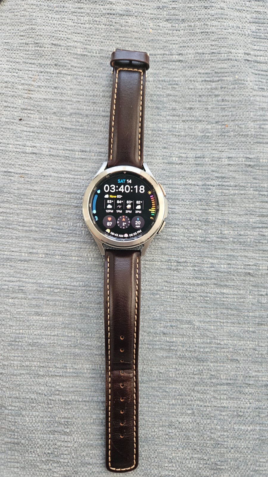 Samsung Galaxy Watch4 Classic 46mm Bluetooth Silver Smartwatch Free Shipping