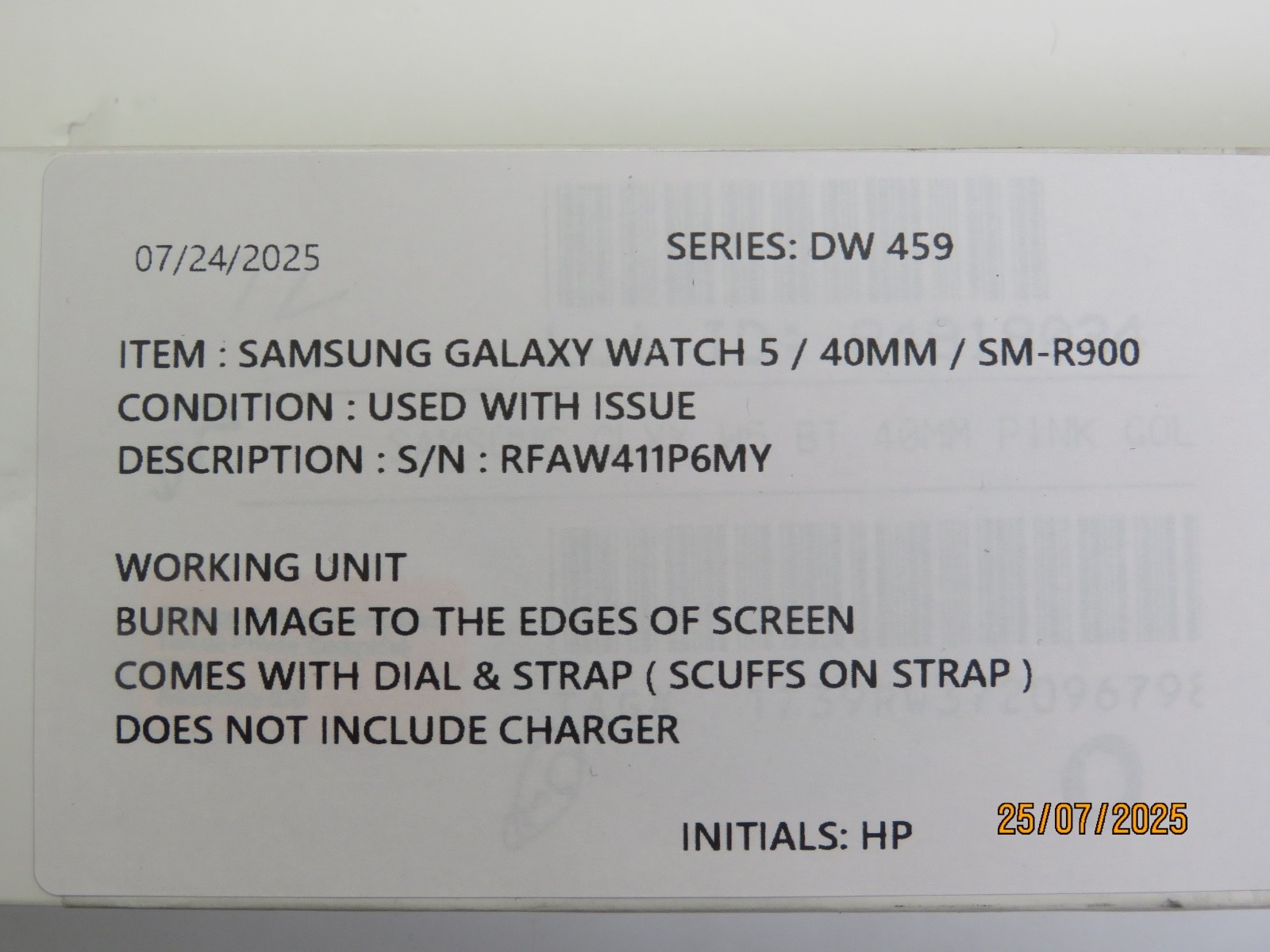 Samsung Galaxy Watch5 40mm (SM-R900) Pink Gold Smartwatch [DW459]