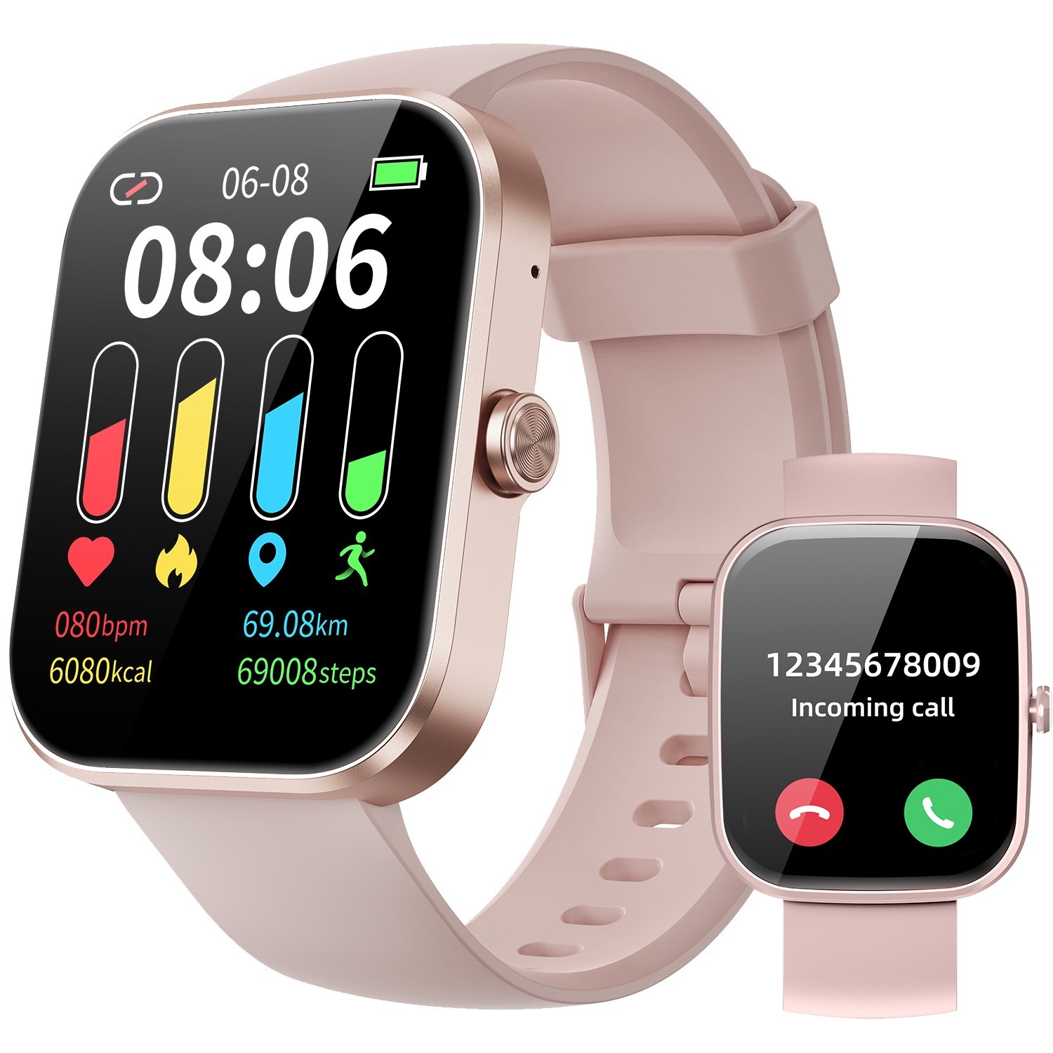 Smart Watch for Women Men, Smartwatch for iPhone & Android Bluetooth Compatible
