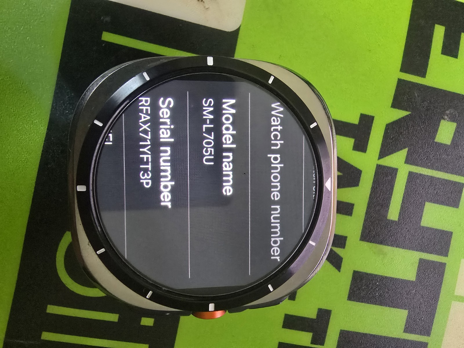 Samsung Galaxy Watch Ultra Silver 47mm Smartwatch SM- L705U Face only