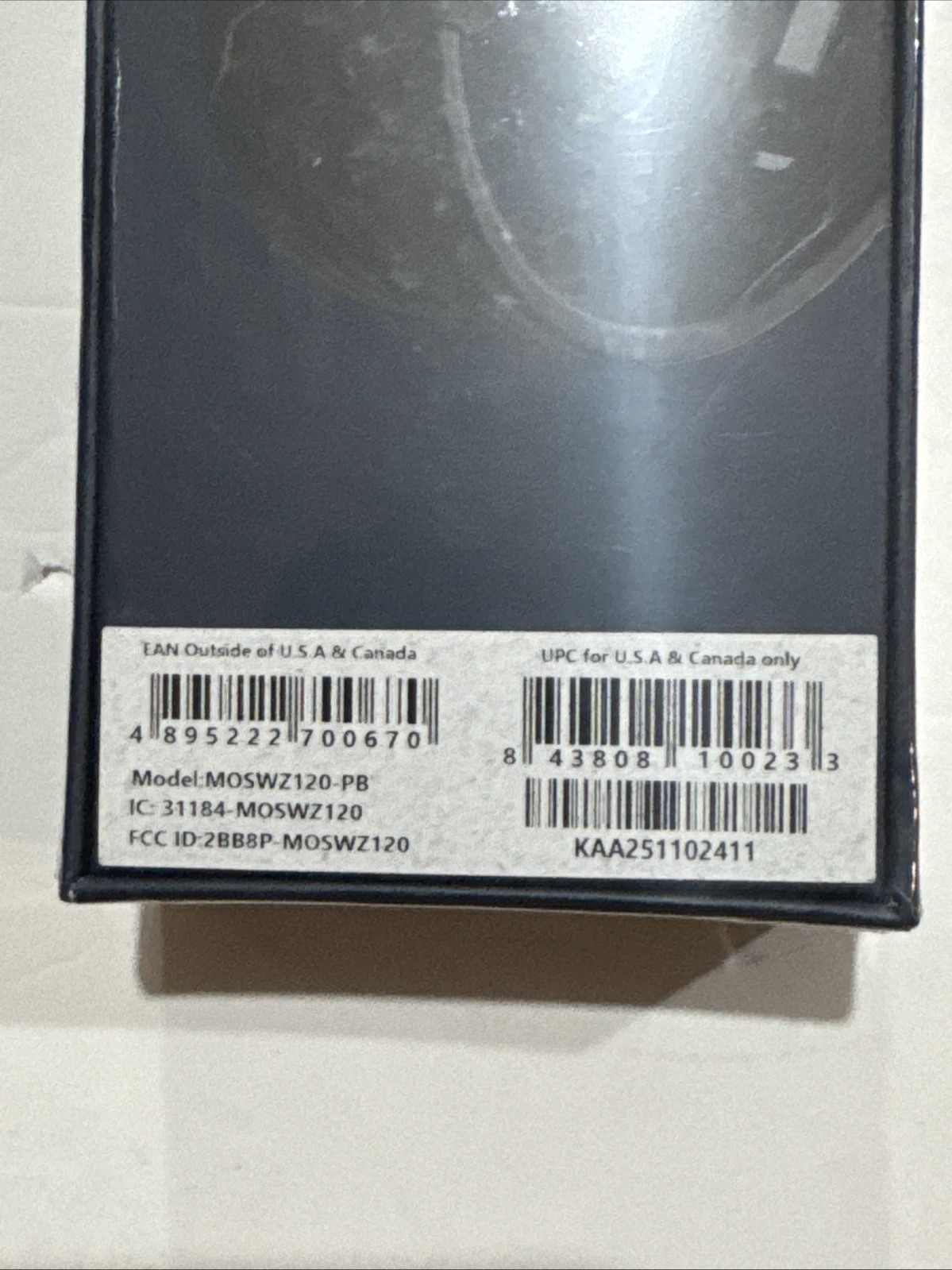 Motorola Moto Watch 120 Smartwatch – Bluetooth – Phantom Black NEW SEALED