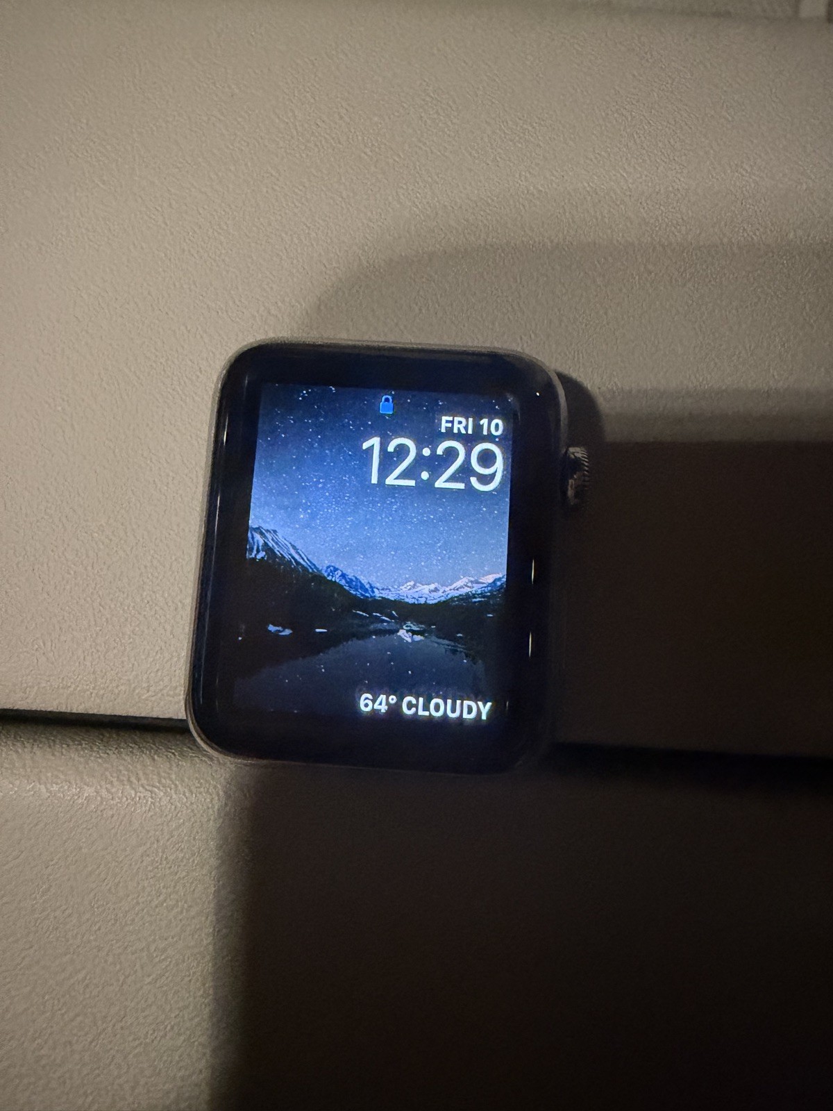 Apple Watch Series 3 42 mm Black stainless steel w black band (GPS + Cellular)