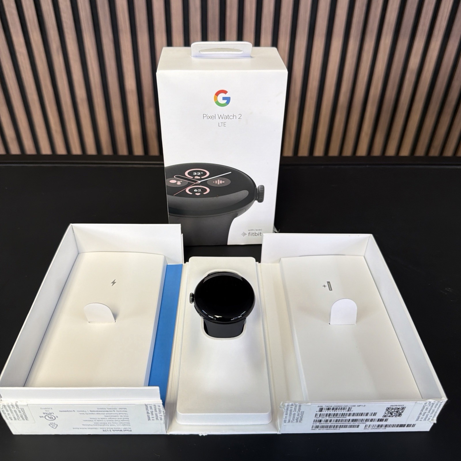 Open Box, Google Pixel Watch 2, Wi-Fi, 41mm, Matte Black