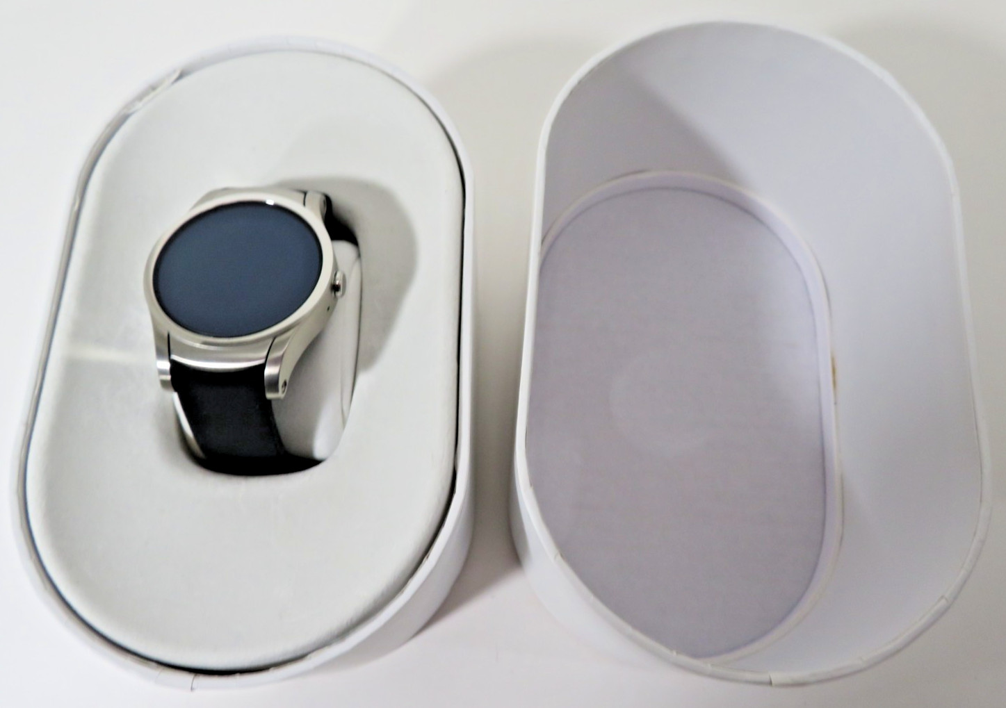 Verizon Wear24 42mm Stainless Steel Case – Black Band – QTAXU1 Parts Repair
