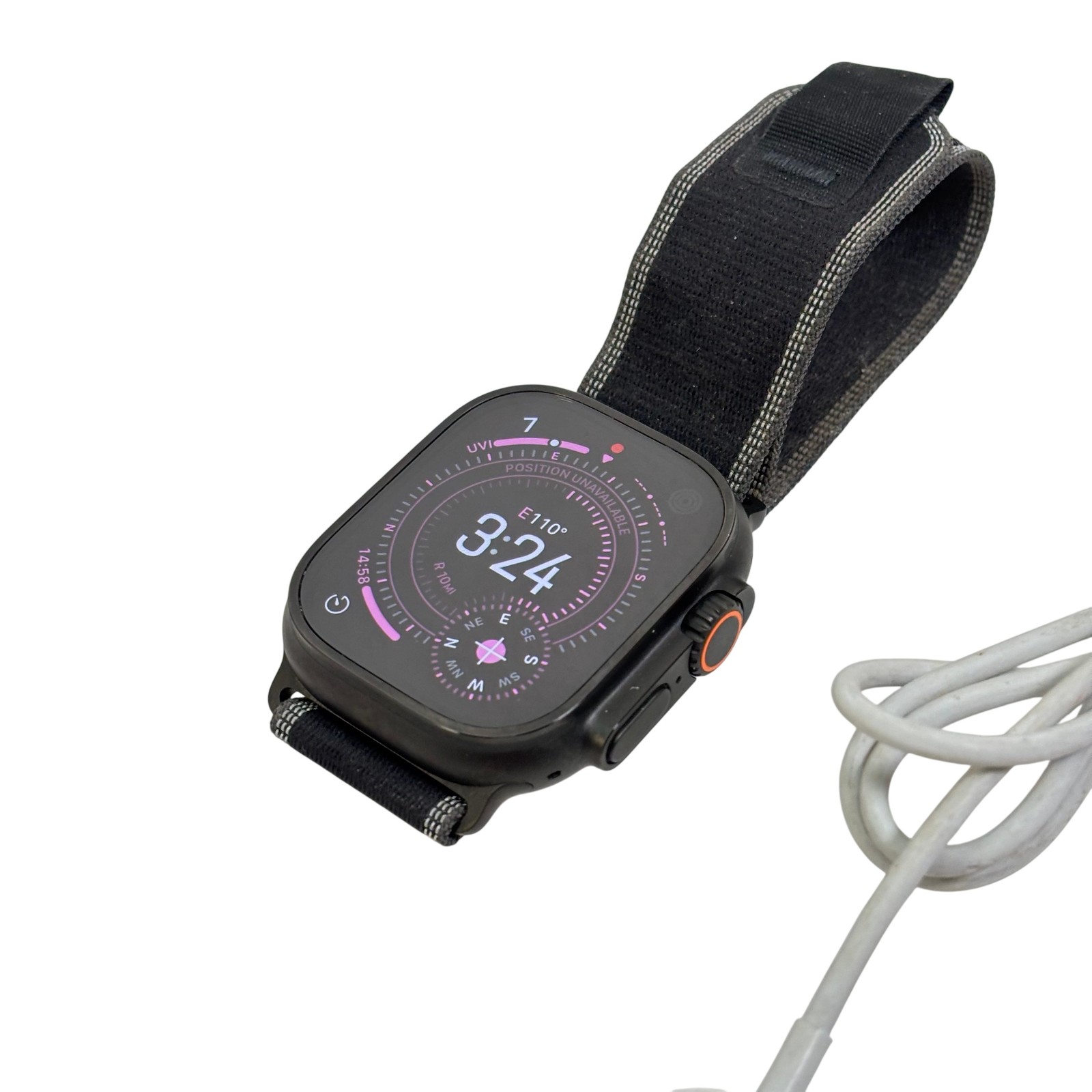 Apple Watch Ultra 3 MF1H4LW/A GPS Cellular 49mm Smartwatch – Black Titanium