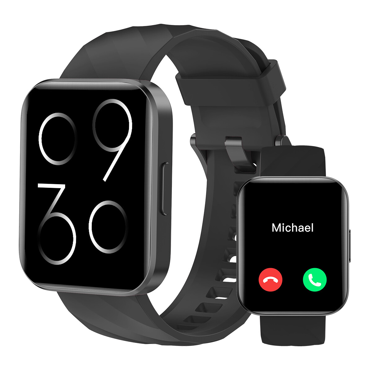 Smart Watch for iOS Android with Waterproof Heart Rate Blood Oxygen Monitor