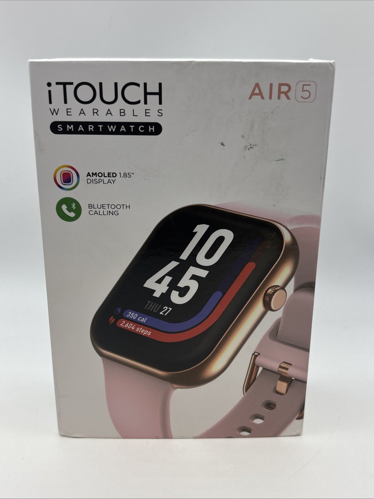 iTouch Air 5 Smartwatch AMOLED 1.85” Bluetooth Calling Fitness Tracker Pink