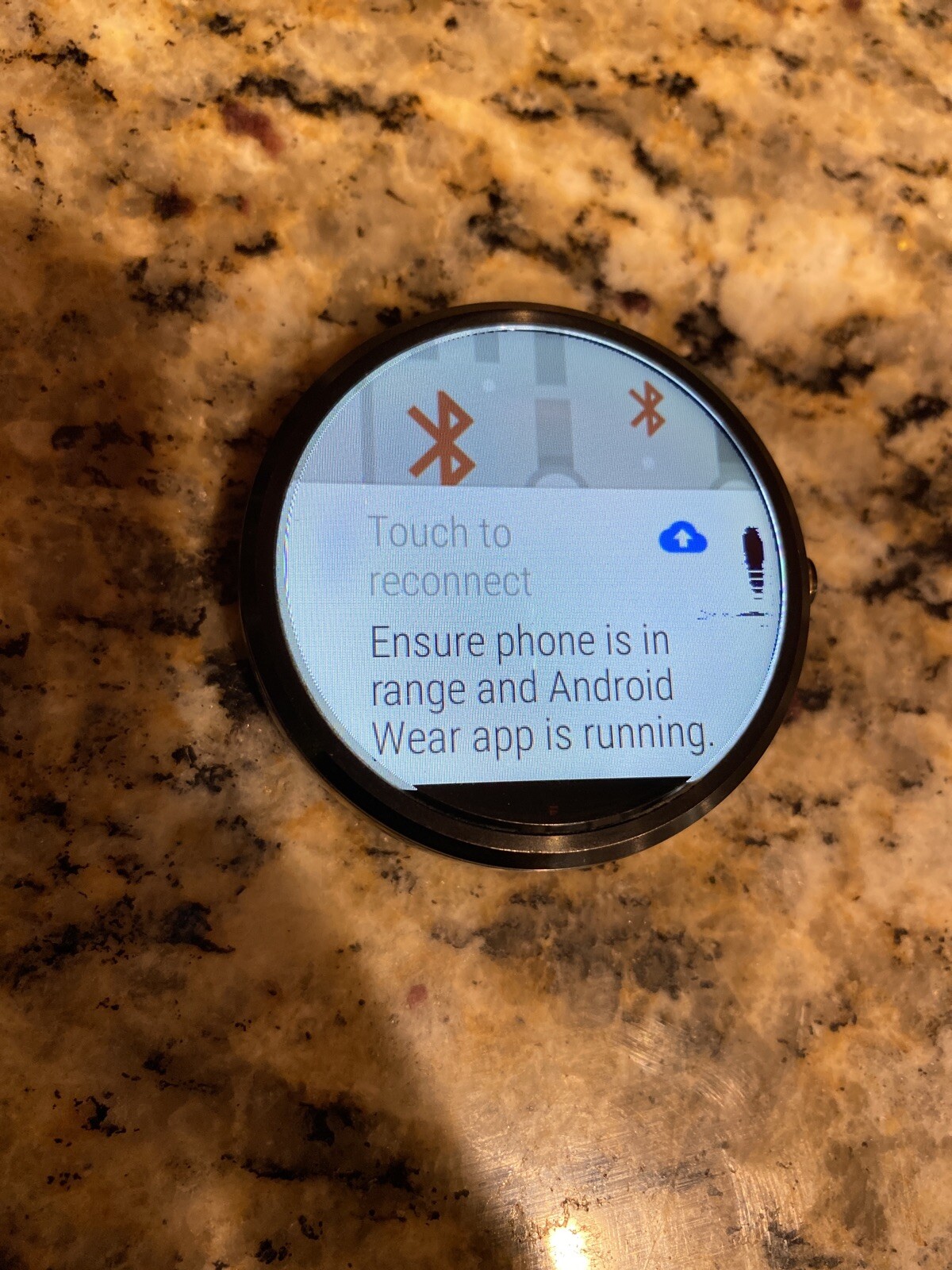 Motorola Moto 360 46mm Smart Watch 316L – Small Line On Screen . WATCH ONLY