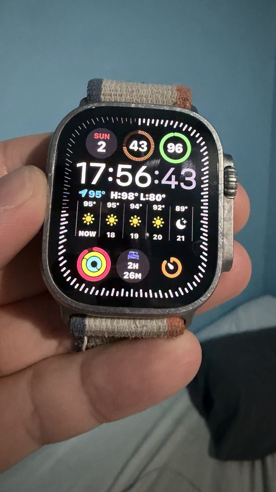 Apple Watch Ultra (Gen 1) 49mm Titanium Unlocked, GPS+Cellular, MQF53LL/A