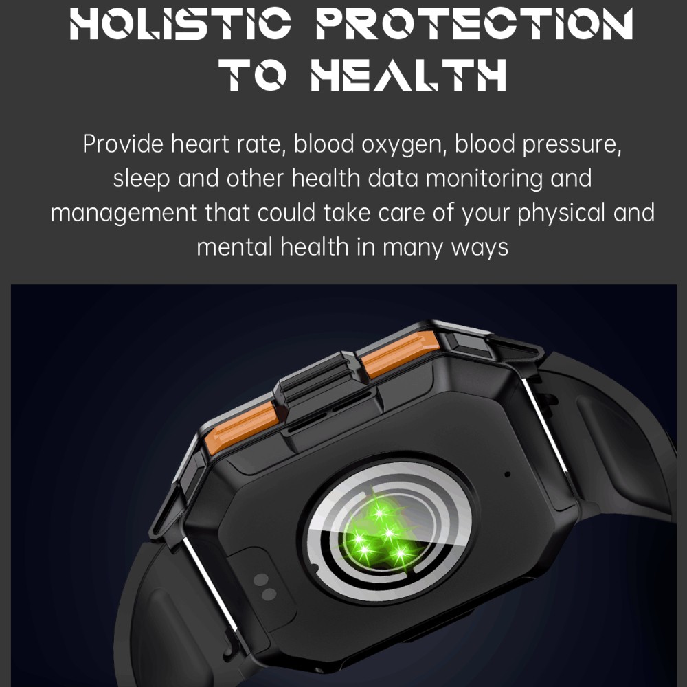 2.01″ HD Military Rugged Smart Watch (Answer/Make Call) Sports Fitness Tracker