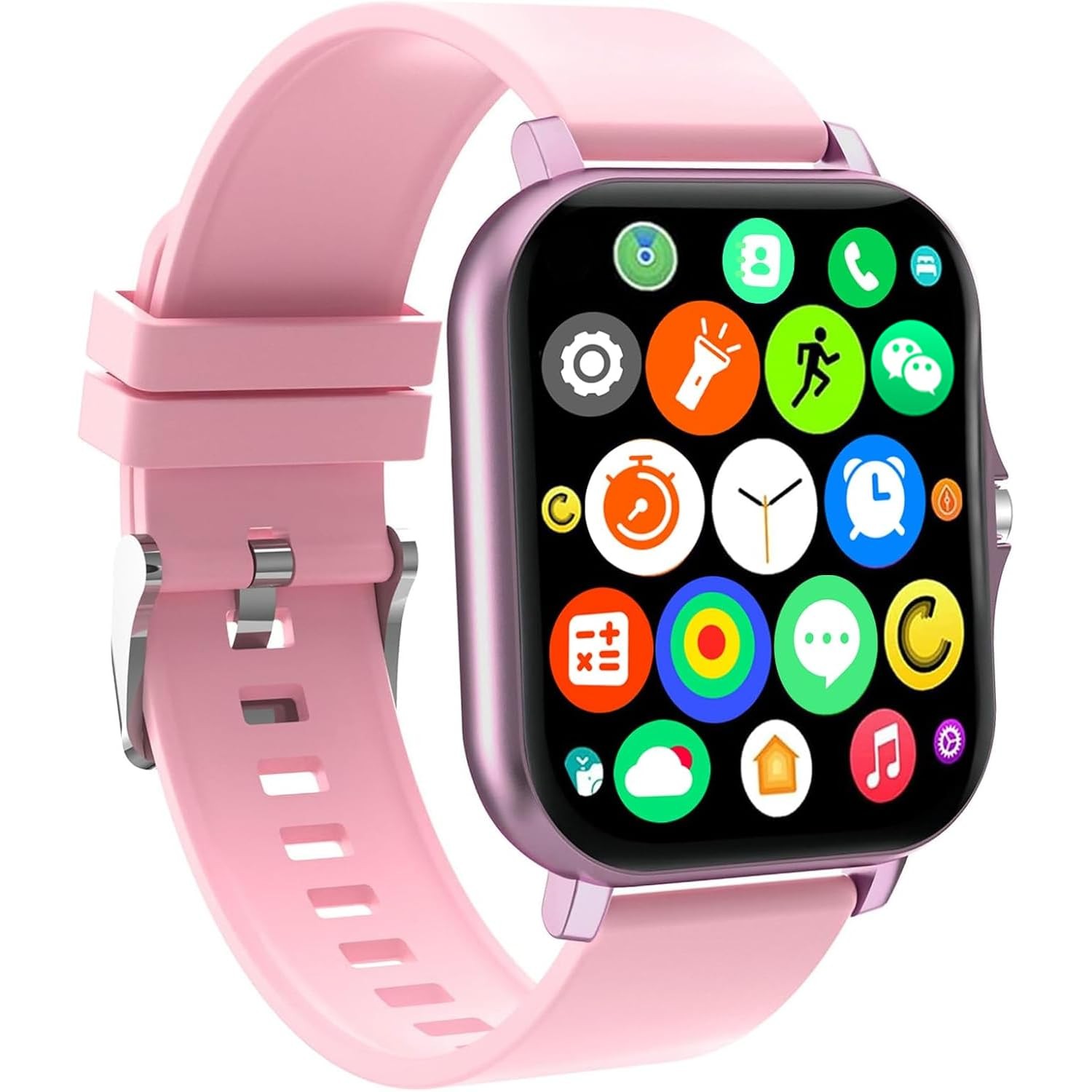 , 1.81″ Upgraded Full Touchscreen for Android iPhones with Bluetooth , Sleep …