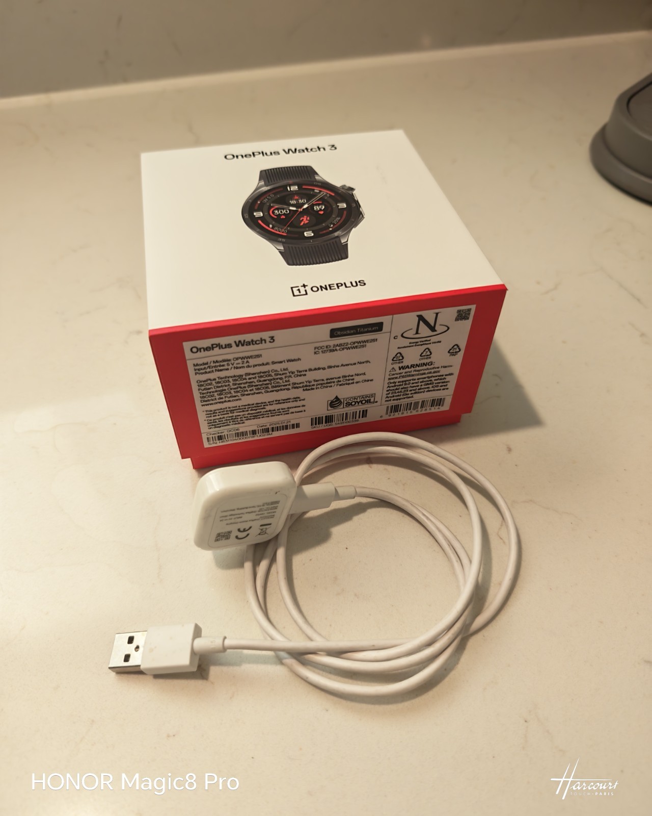 OnePlus Watch 3 Global Version OPWWE251 46.6mm IP68 LTPO AMOLED