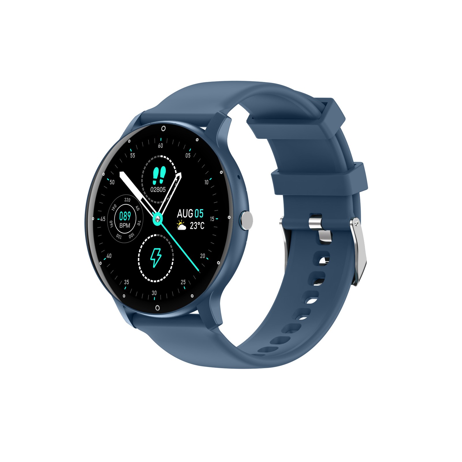 1.28inch ZL02D smartwatch waterproof AI voice heart rate health monitoring watch