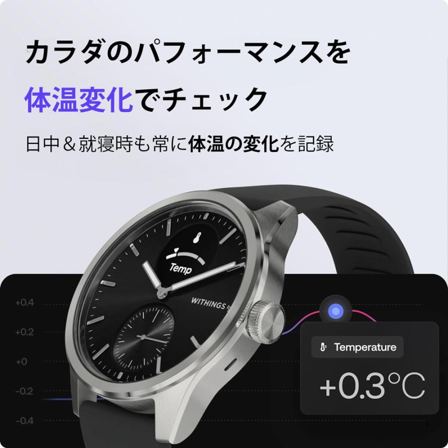 Withings Smartwatch ScanWatch Vitals 42mm Black Hybrid Smartwatch [NEW]