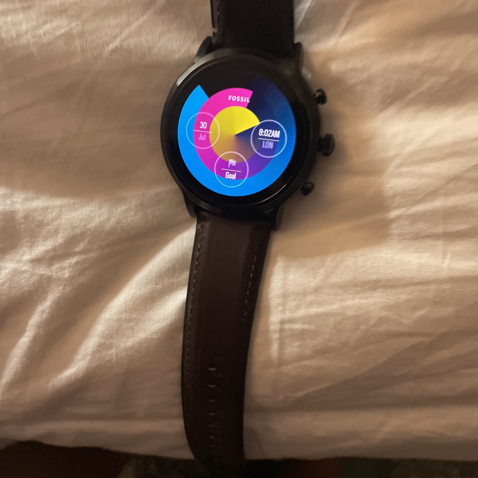 Fossil Smartwatch Carlyle HR 4258 Gen 5 Black/Brown – Open Box