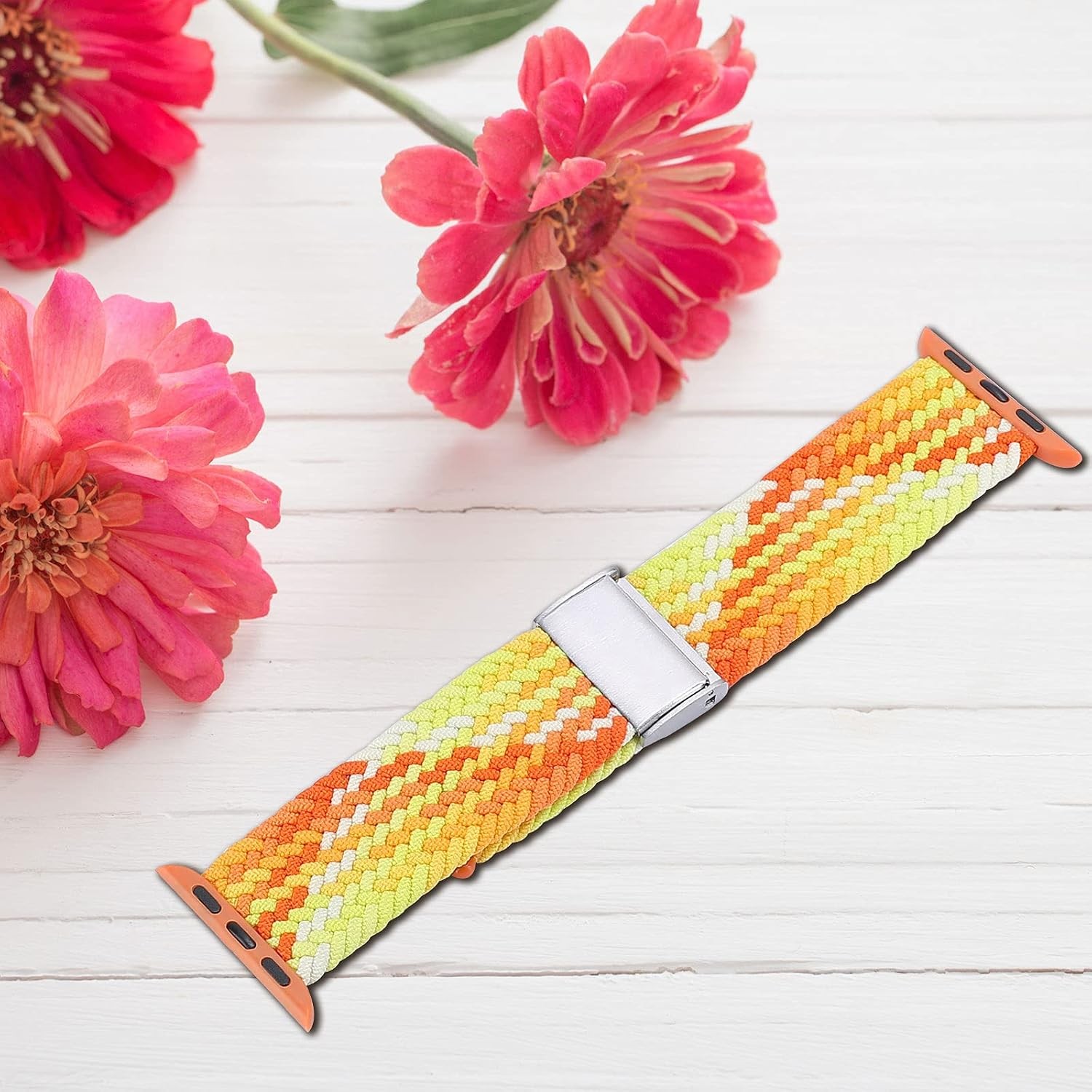 Stretchy Braided Solo Loop Band for Apple Watch Ultra SE Series 49mm 45mm 44mm