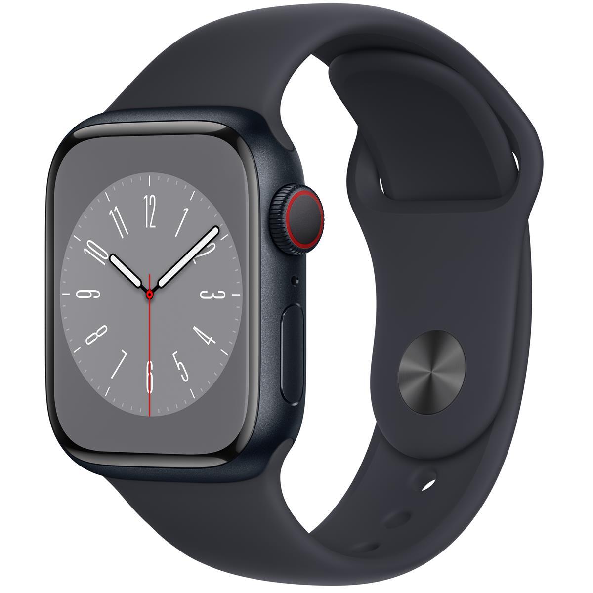 Apple Watch S8 45mm GPS/LTE Midnight Case Midnight Band MNVL3LL/A Good