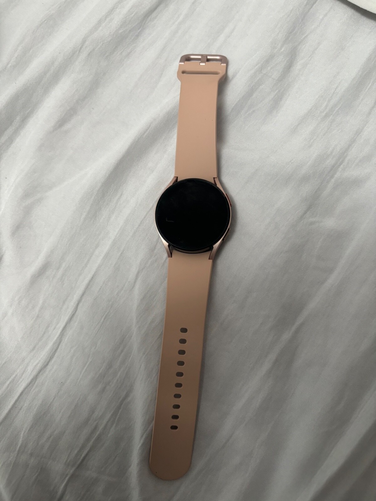Samsung Galaxy Watch4 SM-R865 40mm Aluminum Case with Sport Band – Pink Gold…