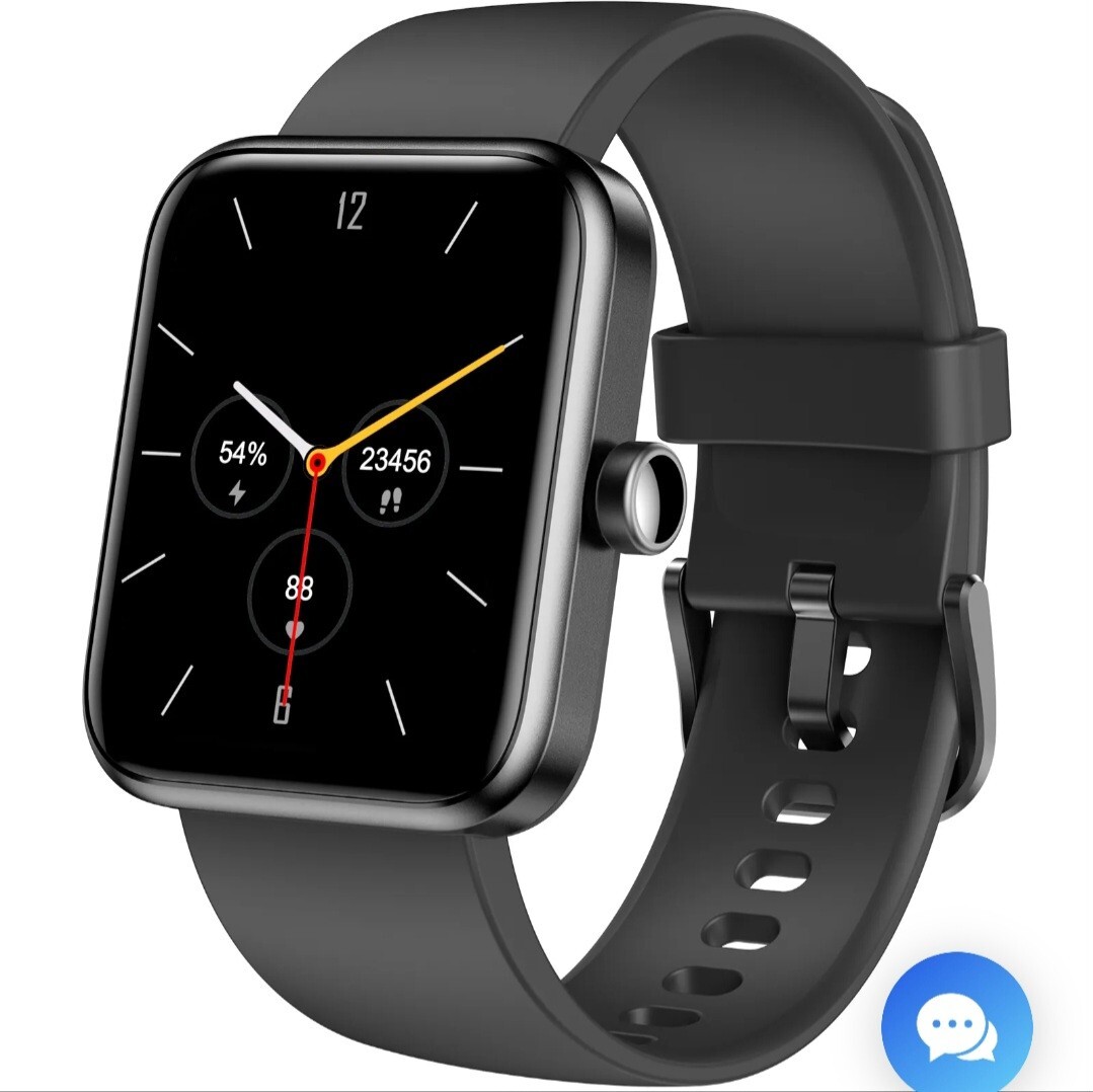 TOZO S2 Mini Smart Watch Alexa Fitness Tracker 5ATM Waterproof 1.5″ Touch Screen