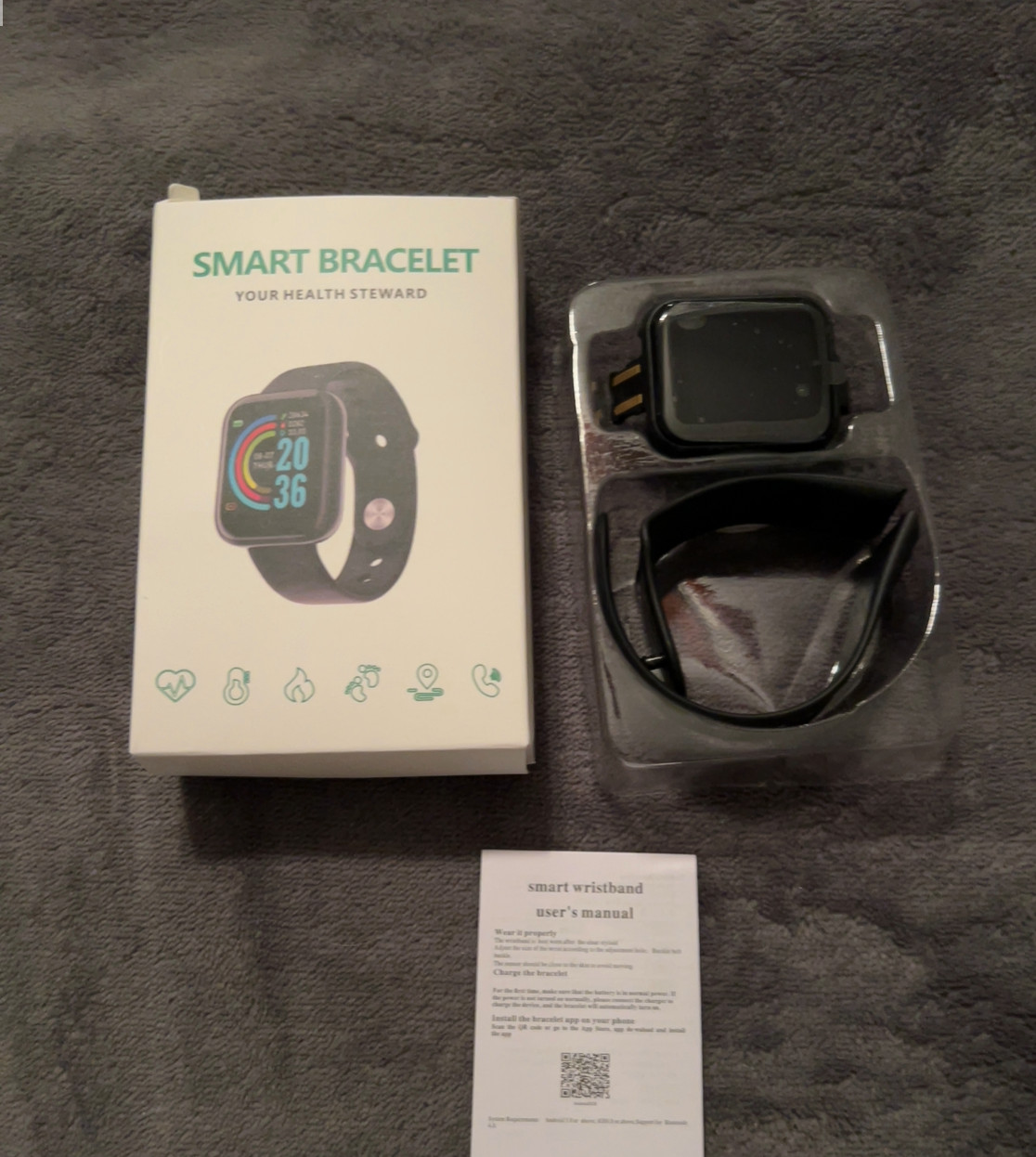 SMART BRACELET YOUR HEALTH STEWARD – BRAND NEW IN BOX