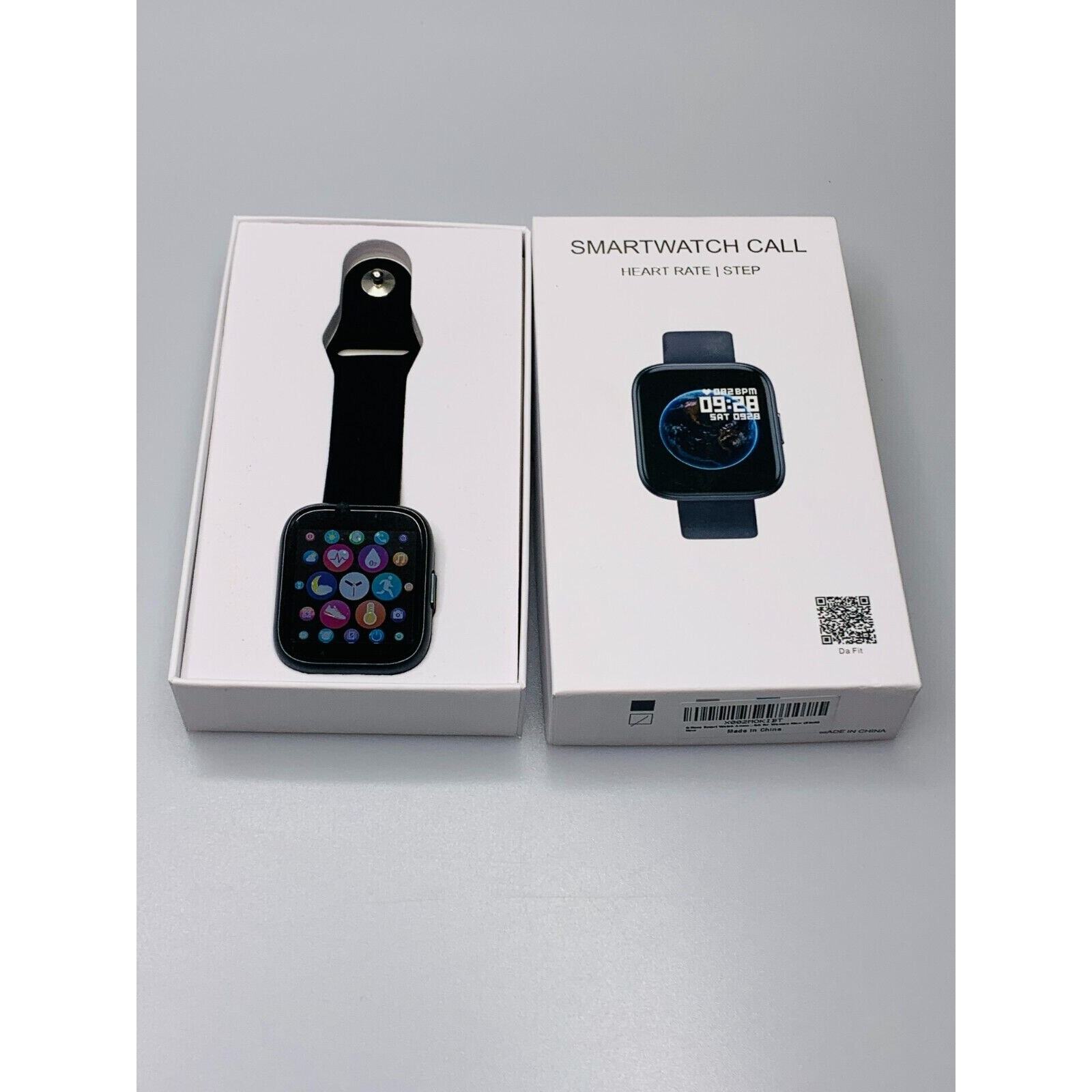 Smartwatch Call Heart Rate Step Counter Stop Watch Alarm Media Player and More