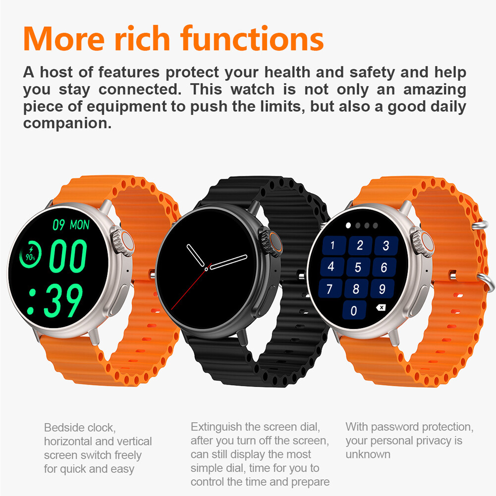 Luxury Smart Watch Business Men Women Wristwatch Fitness Tracker Sports Watch