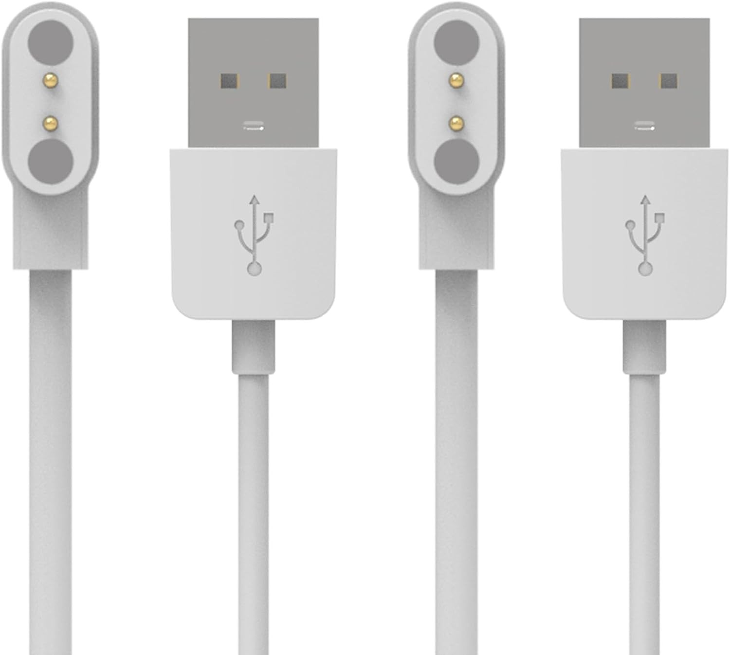Replacement Charger for TOZO S7, S6, S5, S4, S3, S2 Smart Watch, 60CM, 2-Pack