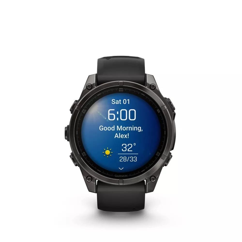 Garmin Fenix 8 47mm AMOLED Sapphire Carbon Gray DLC Titanium Edition Excellent