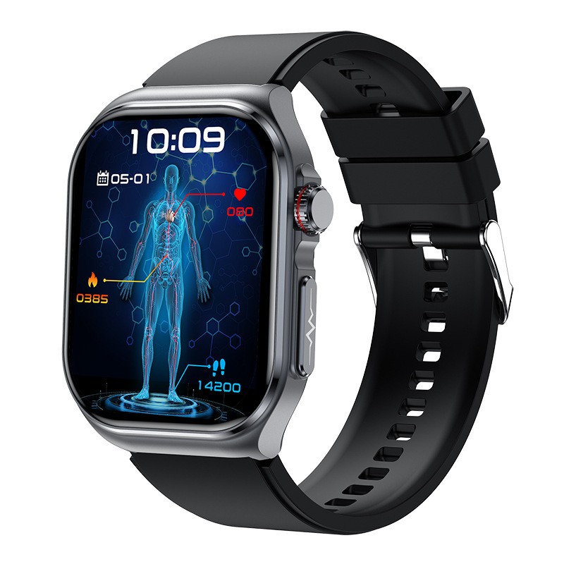 ET585 Smart Watch 2.04″ AMOLED Bluetooth Call ECG Heart Rate SpO2 Sleep Monitor