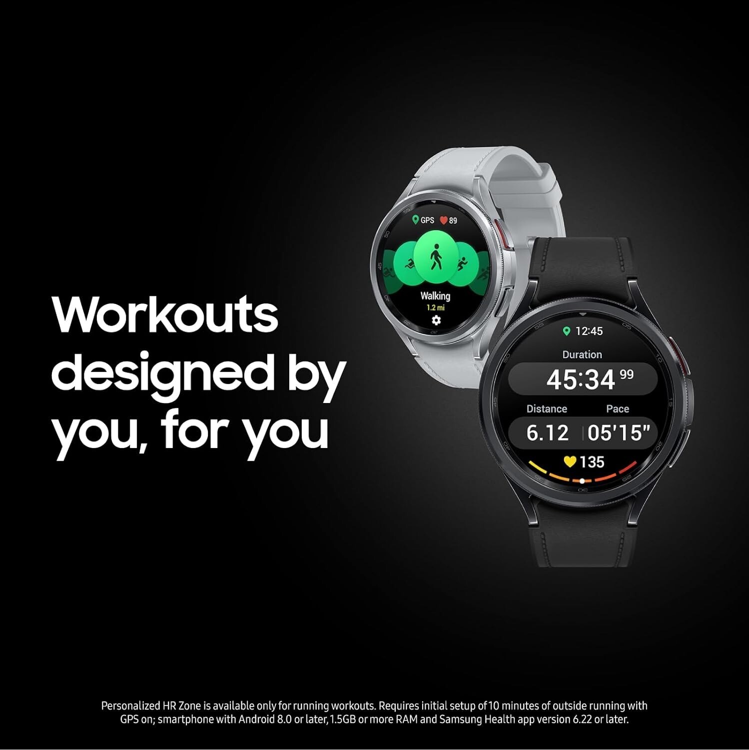 SAMSUNG Galaxy Watch 6 Bespoke Edition 47mm US Version, Link Bracelet Band Black