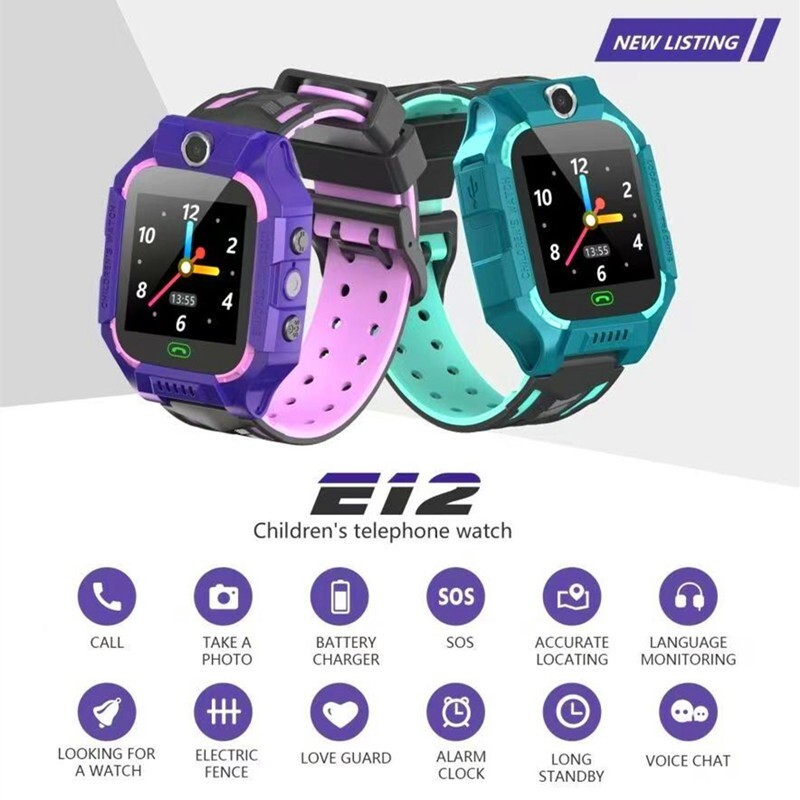 4G Kids Smart Watch Camera SOS LBS Waterproof Call Phone Watches For Boys Girls