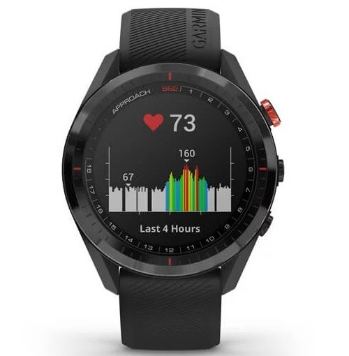 Garmin Approach S62 Black – Full Color, 14,000+ Courses, Shot Tracking and More