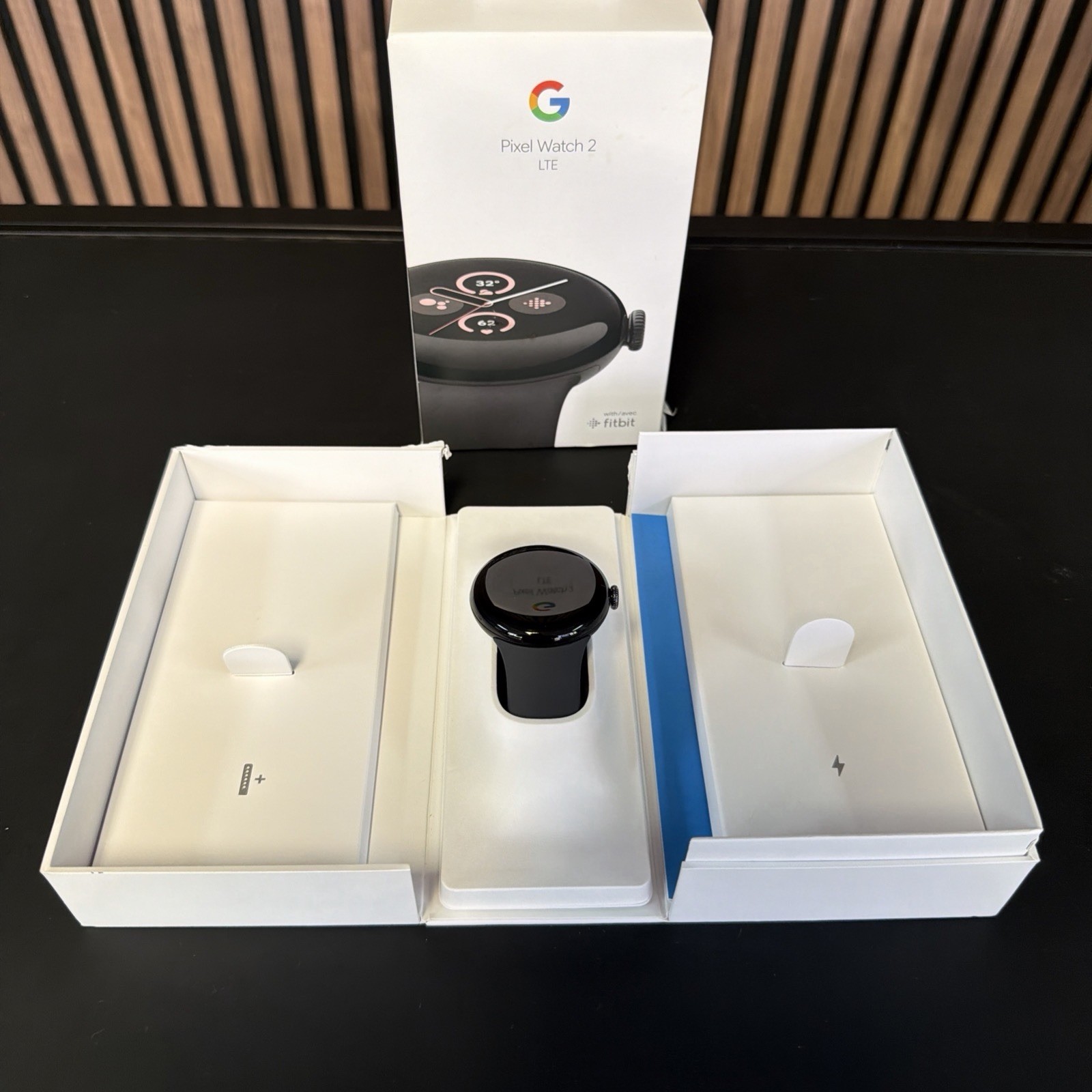 Open Box, Google Pixel Watch 2, Wi-Fi, 41mm, Matte Black