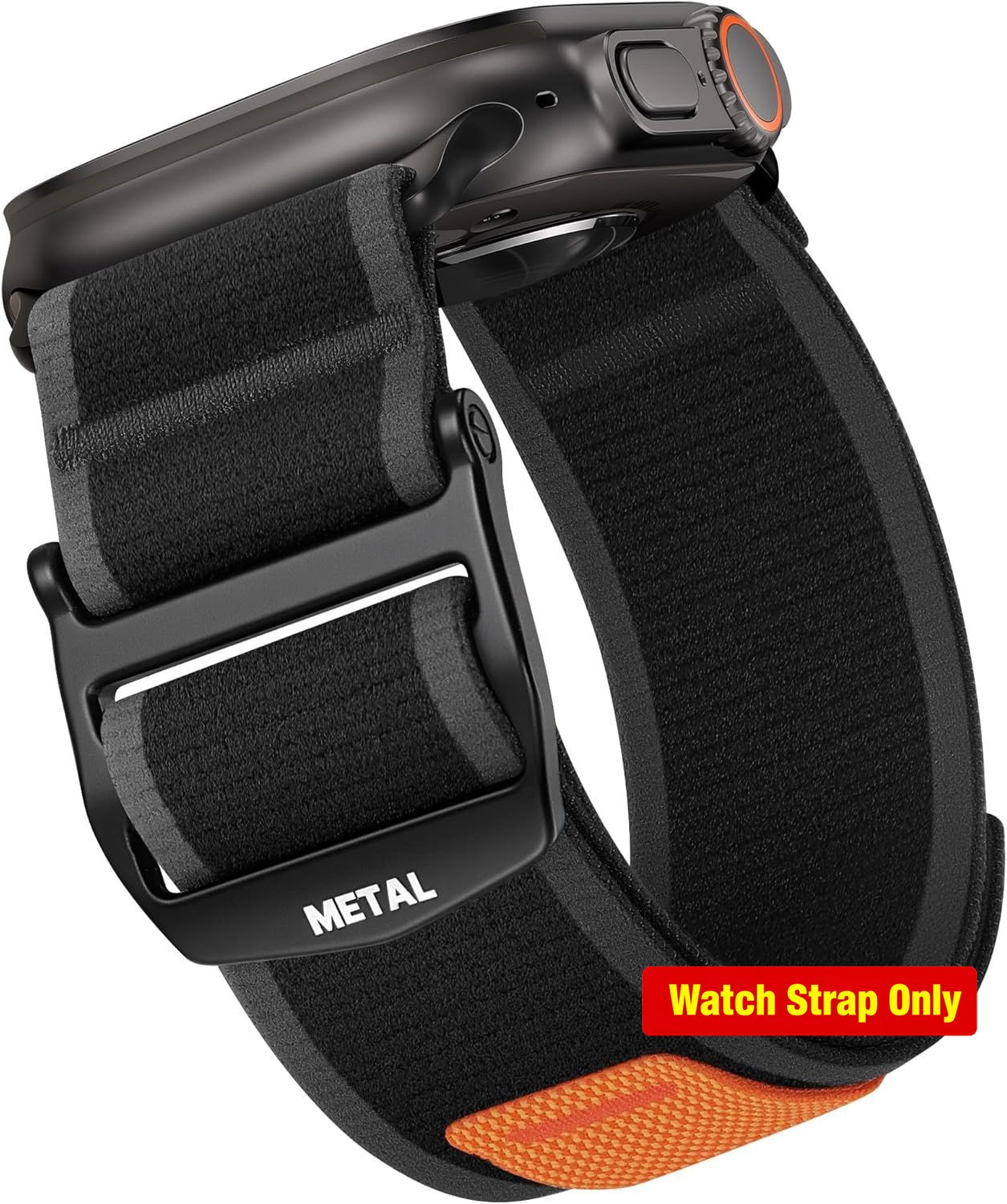 Soft Nylon Strap Compatible with Apple Watch Ultra 44mm 49mm Trail Sport Loop