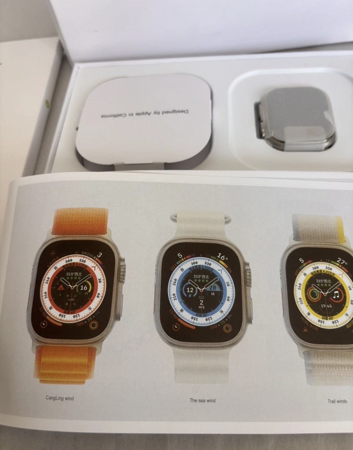 Apple Watch Ultra 2 A2987 49mm titanium case white band GPS – NEW IN BOX