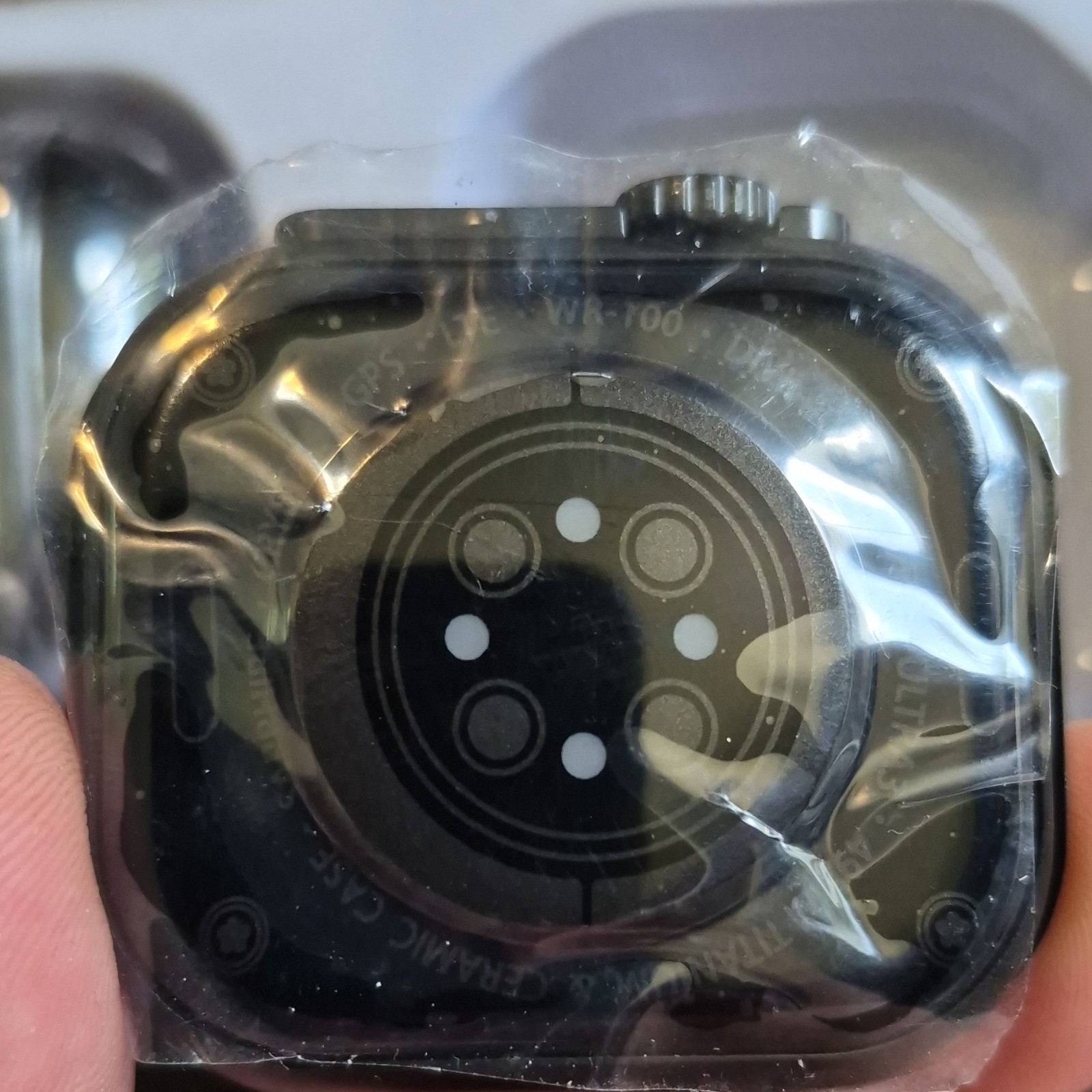 Ultra 3 49mm Smart Watch Kit Black Metal Case Black Silicone Band Android iOS