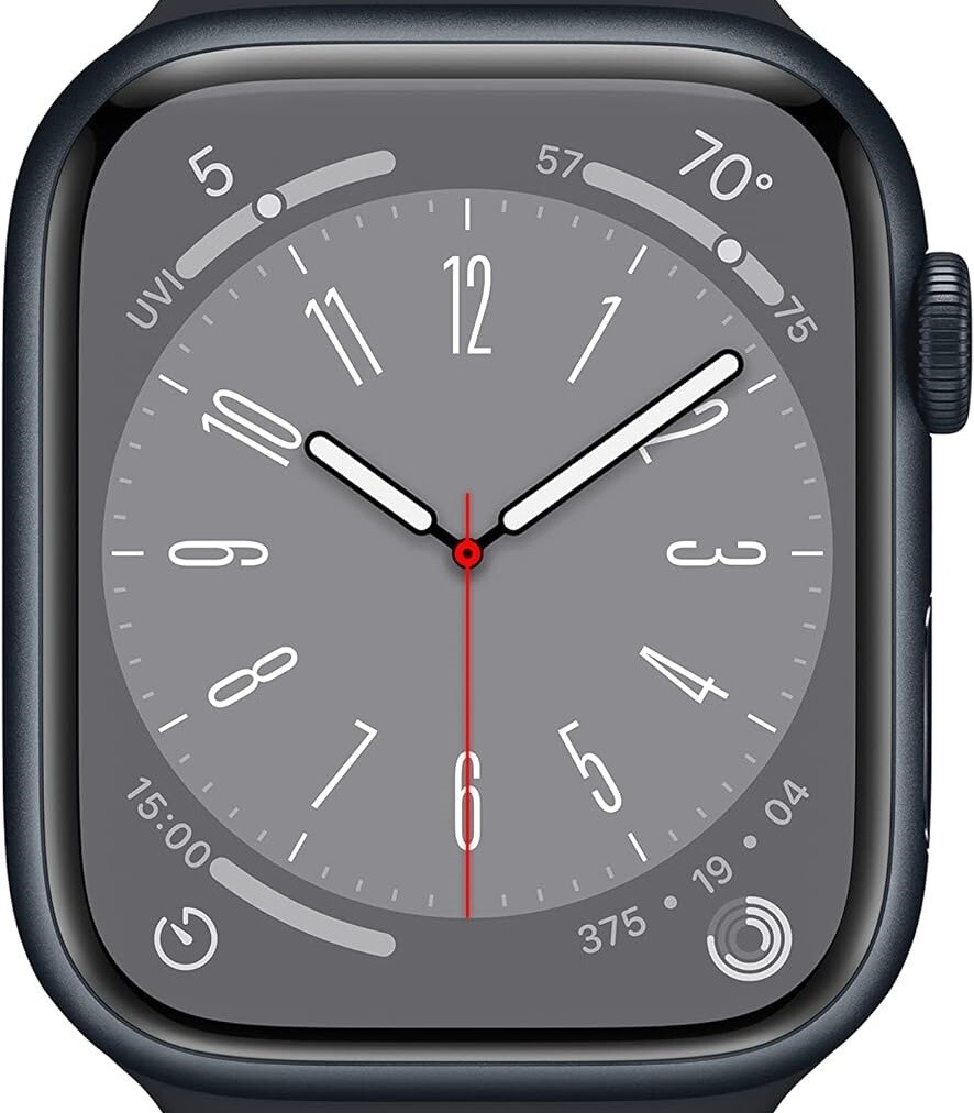 Apple Watch Series 8 45mm Midnight Tracker Blood Oxygen ECG Apps – WATCH ONLY!!!