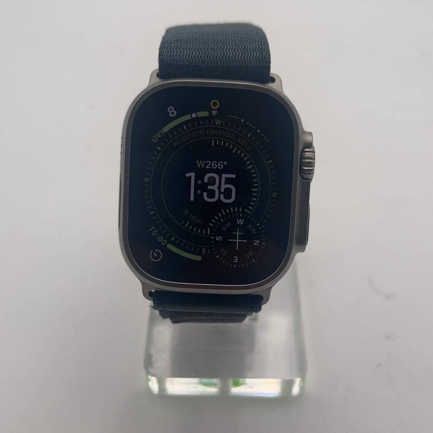 Unlocked Apple Watch Ultra 49MM Natural Titanium Trail Loop MQEU3LL/A