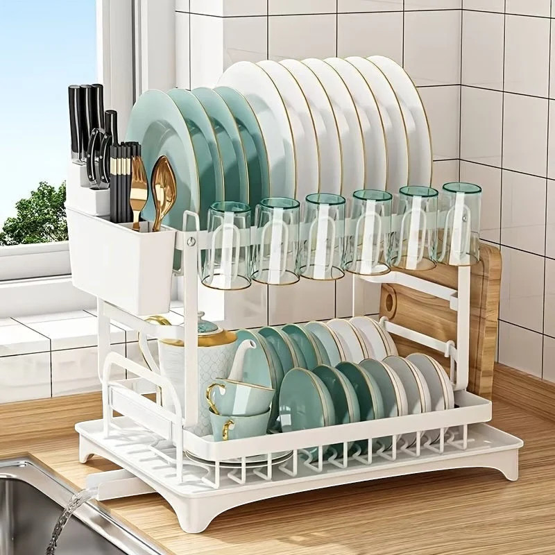 Double-Layer Dish Rack