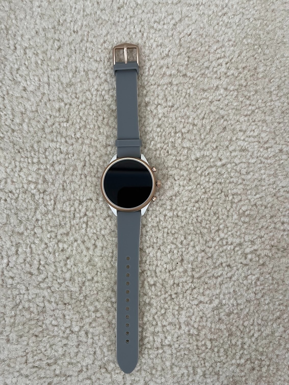 Fossil Sport 41mm Fitness Smartwatch Model DW9F1 Silicone Gray Band – FTW6025