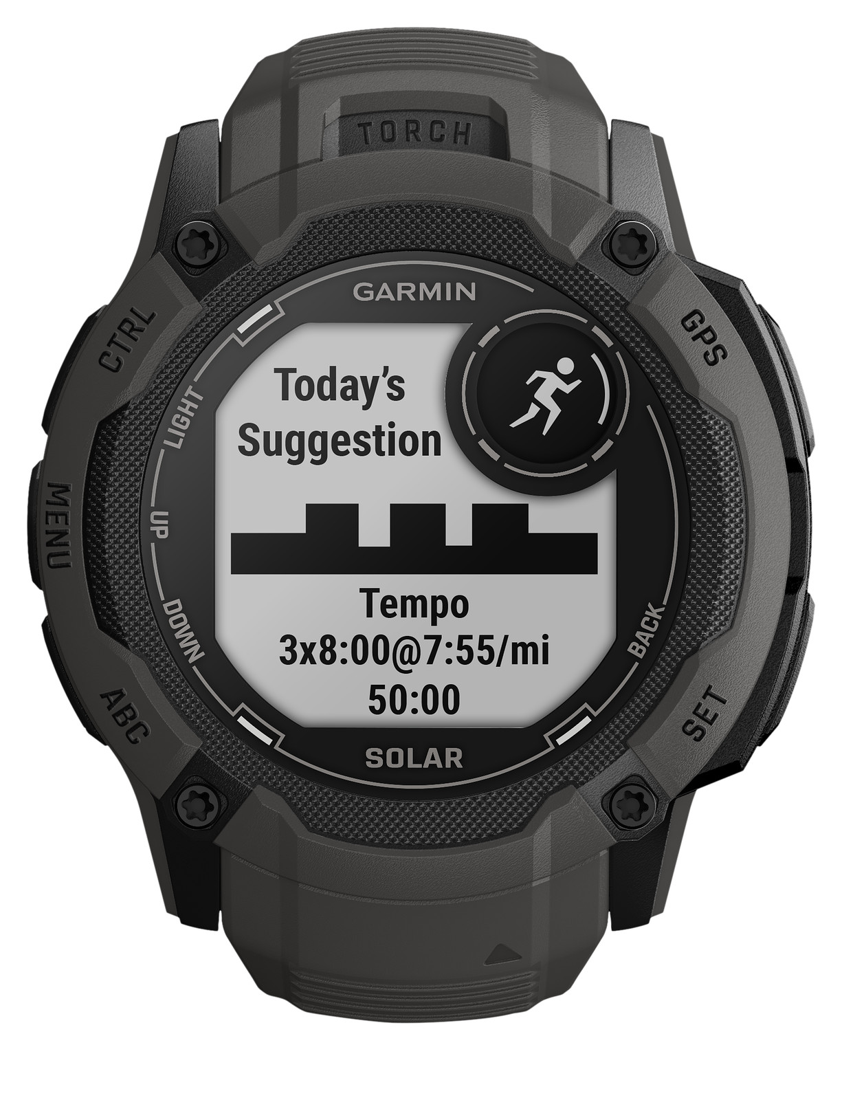 Garmin 010-02805-10 Instinct 2X Solar Smartwatch 50 mm Fiber-reinforced Polymer