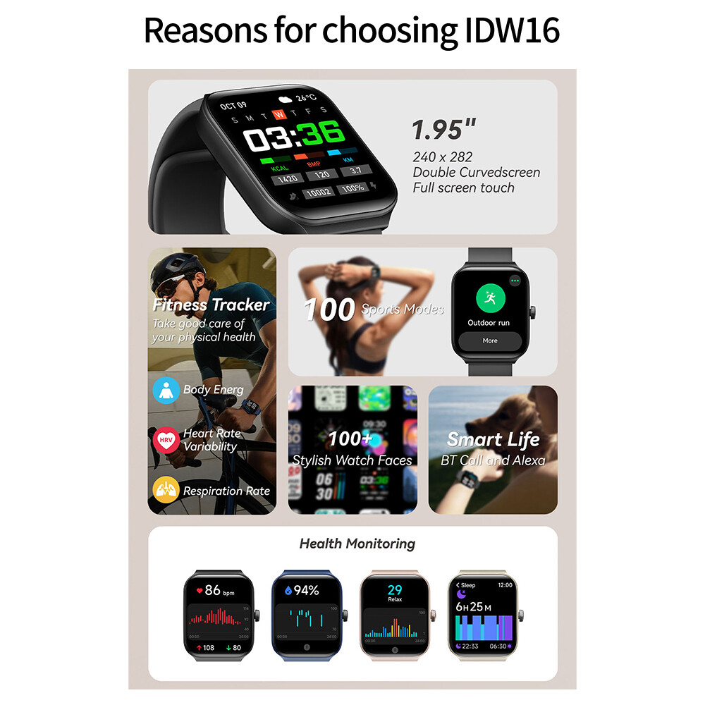 Smart Watch For Men/Women Waterproof Smartwatch Bluetooth For iPhone Samsung