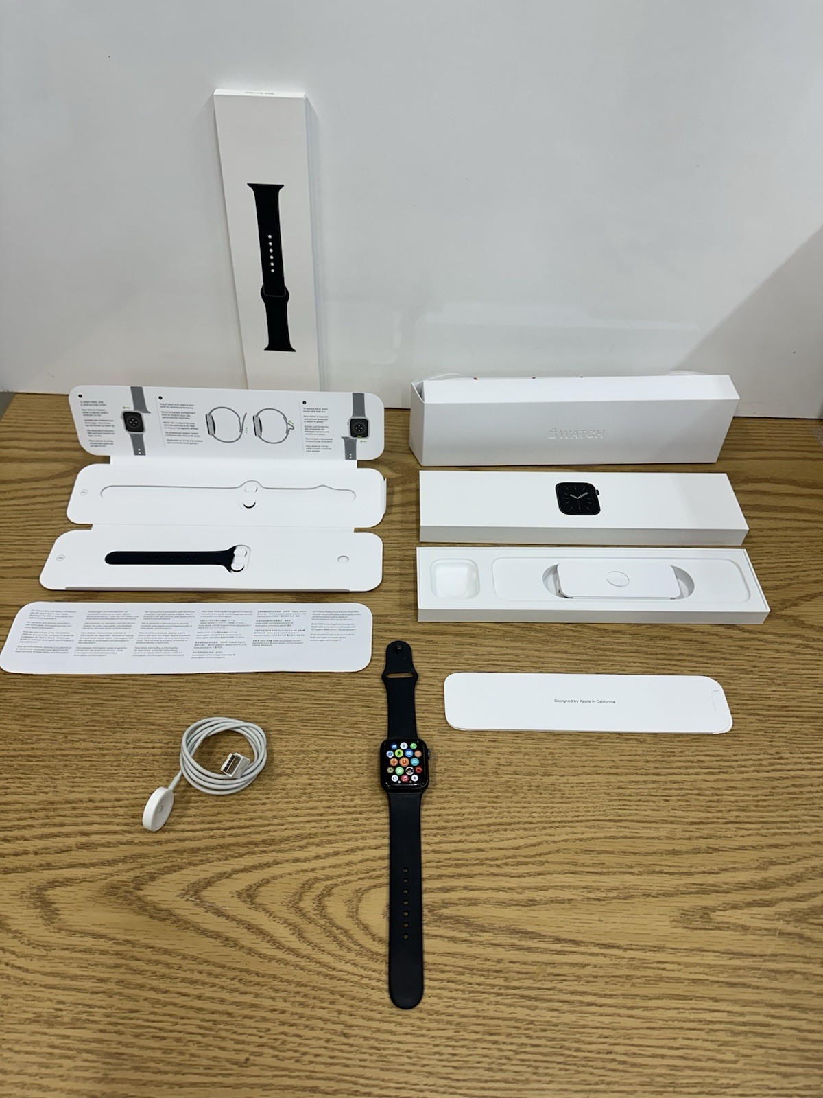 Apple Watch Series 6 40mm Space Gray Aluminum Case with Black Sport Band GPS
